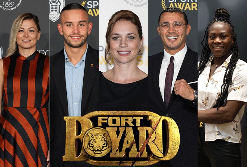 Laure Boulleau, Steven Da Costa, Nathalie Péchalat, Brahim Asloum, Clarisse Agbegnenou - © Sportel Awards