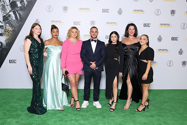 Morgane Osyssek-Reimer , Marine Boyer, Lorette Charpy, Samir Aït Saïd, Djenna Laroui, Isabelle Severino, Coline Devillard - © Sportel Awards