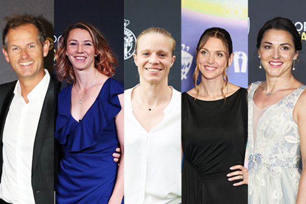 Edgar Grospiron, Marie-Amélie Le Fur, Astrid Guyart, Manon Apithy-Brunet, Charlotte Lembach
