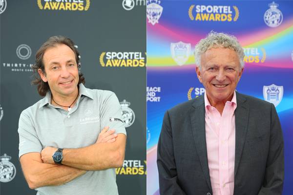 Philippe Candeloro, Nelson Monfort - © Sportel Awards