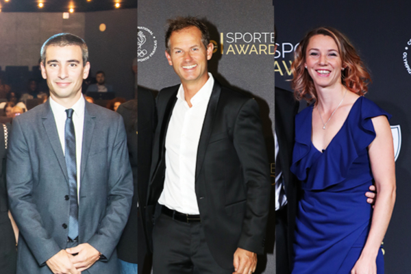 Yann Cucherat, Edgar Grospiron, Marie-Amélie Le Fur - © Sportel Awards