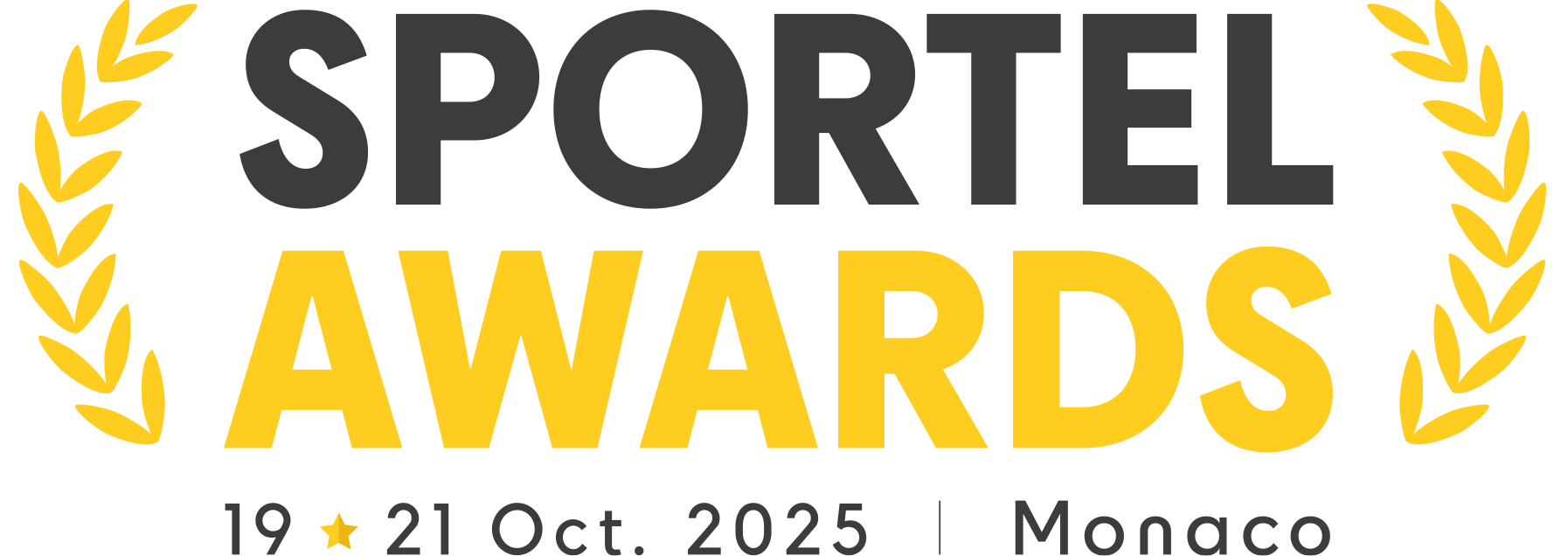 Logo SPORTEL Awards 2025 avec dates