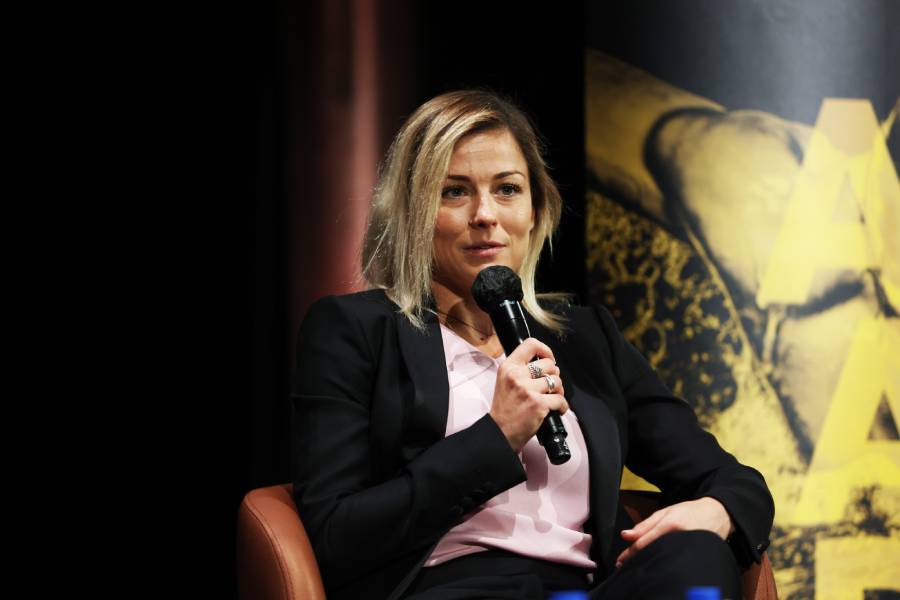 Meeting around women's soccer, Laure Boulleau - SPORTEL Awards 2020